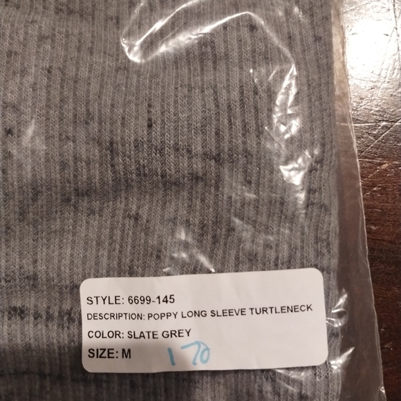 PROJECT SOCIAL T l Gray Marled Turtleneck l NWT l Sz XS & M - Picture 10 of 10